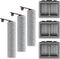 Replacement Vacuum Filters Roller Brushes Compatible with Dreame H12 Pro Wet Dry