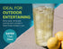 Arrow Home Products 6 oz Clear Plastic Tumblers, Set of 6, BPA Free, Break-Resistant Drinking Glasses for Indoor Use