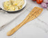 Eddington Italian Olive Wood Wide Pierced Spatula, Handcrafted in Europe, 12.5-Inches