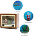 MOMENTS IN TIME 5.5 8 Retro Radio with Santas Home Scene LED Lighted Musical Christmas Dcor, Animated Moving Tree