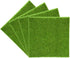 Oumefar Synthetic Artificial Grass Mat, Green Non-Woven Fabric Fake Turf Rug for Pets, 30 * 30cm