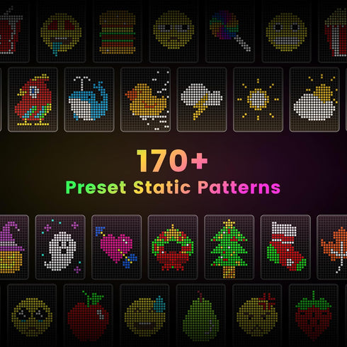 5x6.5 475 100+ 20+ YEELIGHT Smart Curtain Lights, Ft, LEDs, APP Control, DIY Graffiti, GIF Scene Modes, RGB Dynamic