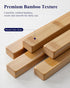 Closet 26.8" 11" 18.9", Kitsure Bamboo Wooden Shoe Rack for - Stackable Shoe Organizer with Modular Structure