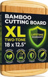 Greener Chef Luxury Bamboo Cutting Board (Extra Large) with Vertical Grain Strength