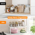 Countertop 1-Tier) DOLALIKE Expandable Kitchen Organizer, Stackable Cabinet Shelf Organizers, Space Saving Spice Rack