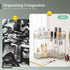 Counter Countertop (2 Aveniee Corner Bathroom Organizer, Bathroom Shelf Makeup Organizer for Vanity Perfume Tray