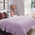 3D Cozy 90"90" Bedsure Fleece Bubble Blanket - GentleSoft Purple Queen Blanket for Bed Sofa Room Decor - Luxury Soft
