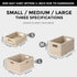 GRANNY SAYS 2-Pack Wicker Baskets for Organizing, Waterproof Woven Storage Basket with Handles