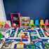 4.5x6 Kids Car Rug Play Mat - City Life Map Car Mat for Kids Toy Educational Play Traffic Road Carpet for Childrens