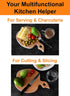 Apple-shaped Solid Wood Cutting Board with Handle for Fruit, Veggies, Cheese – Small Wooden Bread Board, Charcuterie
