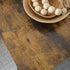 Rustic Brown Nightstand with Dual Options for Bedroom & Living Room