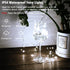 4 Pack 16.4FT 50 Christmas Fairy Lights Battery Operated, LED Auto Timer Dark Green Wire Twinkle Lights