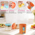 8 5oz Pcs Silicone Oui Yogurt Jar Lids with Jar Lid Organizer, Reusable Jar Covers, Replacement Lids, Perfect for Oui