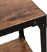 Mind Reader Bar Cart - Rolling 3-Tier Kitchen Cart, Microwave Stand, Wood/Metal, 23"L x 12"W x 29.5"H, Brown