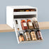24-Bottle 104 YouCopia SpiceStack Adjustable Spice Rack Organizer, Pull-Down Seasonings and Spices Holder for Kitchen