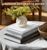 hongqu us Set 3 Aesthetic Decorative Books - Coffee Table Books Decor - Faux Decor Book Storage Box for Decoration