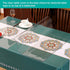 AimerGro 20 Inch 1.5mm Clear Plastic Table Cover Round Thick Vinyl PVC Dining Table Pad Protector Crystal Tablecloth
