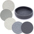 Trivets for Hot Dishes, 5 Pcs 7 Inch Hot Pads with Storage Basket for Kitchen Countertops, Heat Resistant Cotton Table