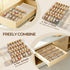 4 Tier(8 Packs),Expandable 11" 22" Acrylic Spice Drawer Organizer from to Seasoning Organizer Tray for Kitchen - Clear