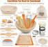 9" 10" Panny Sourdough Starter Kit, Banneton Bread Proofing Basket with Glass Sour Dough Starter Jar, Sourdough Bread