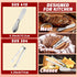 Butter Spreader Knife Set 8 PCS Stainless Steel Cheese Butter Spreader Knives and Mini Serving Tongs for Cheese Cold Butter Jam Appetizers Pastry Charcuterie Accessories Kitchen Utensils by Mlurcu