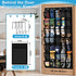 Aheroi 35 Closet 40 lbs, Pockets Large Over the Door Organizer, Breathable Mesh Pockets Hanging Shoe Organizer, Black