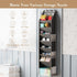 Closet, Closet 1624 Criusia Shoe Organizer, Over the Door Shoe Organizer for Hanging Shoe Storage with Large Deep
