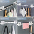 10PCS No Drilling Curtain Rods, Self Adhesive Bracket Holders, Adjustable Curtain Rod Hooks for Bathroom Kitchen