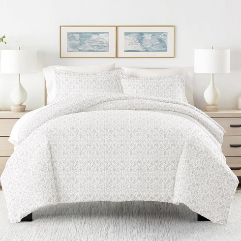 Linen Market Twin Duvet Cover Set, Hotel-Like Comfort with 1 Pillow Sham, Exquisite Prints