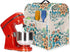 UNICEU Boho Floral Dragonfly Kitchen Aid Mixer Protective Dust Cover, Stand Mixer Blender Cover with Pocket