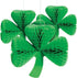 St. Patrick's Day Shamrock Tissue Hanging Decor, Set of 3 Seasonal Party Decor