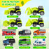 Mfmiudole Set 10 (4 6 Community 39.4"x59" Farm Play Rugs Gift - Vehicles Construction Trucks + Cars), Traffic Rug