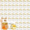 GIVAMEIHF Mini Glass Honey jars with Lids-1.5oz,48 pack Honey Jars,Small Honey Jar