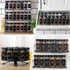 48Pcs Labels4oz (48, Spice Jars Containers with Black Seasoning Bottles with Shaker Lids for Rack, Cabinet