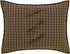 VHC Brands Cedar Green Rustic Bedding Ridge Cotton Patchwork Sham