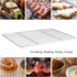 P&P CHEF 4-Piece Baking Cooling Rack Set - Stainless Steel Wire Racks for Oven Use, Healthy & Dishwasher Safe, 9.7 Inch