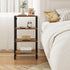 TB01BB080 TUTOTAK Narrow Side Table with Charging Station,Small End Table with USB Ports and Outlets, Skinny Sofa