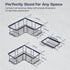 Nox incorp 3-Pack Corner Shelf Storage Organizer - No-Drill, Renter-Friendly, Bathroom or Kitchen Shower Caddy