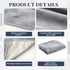 Fanfanwin Comfort(72 34 in,Grey,1 Couples Waterproof Mat Lover Reusable Stainproof Blanket Quiet Easy Use Mattress
