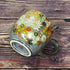 Kutani Porcelain Yaki(ware) Coffee Mug with Gold Flower (Standard version)