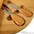 Monogrammed Picnic at Ascot Patented Personalized Engraved Bamboo Cheese/Charcuterie Board with Cheese Knives- Designed