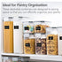 8 CHEFSTORY Airtight Food Storage Containers with Lids, PCS Plastic Storage Canisters for Kitchen & Pantry
