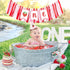 Kriyokiaa Berry First Birthday High Chair Banner One High Chair Banner Girl Photo Backdrop First Birthday Decorations