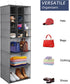 Libeder Closet, 15 Closets Shelves,12 3 3 Shoe Organizers for Shelf Hanging Storage Rack Organizer Large Compartment