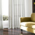 Curtainworks Soho Voile Sheer Grommet Curtain Panel, 59" x 132", Winter White