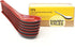 Happy Sales Melamine Soba, Rice Spoons, Chinese Won Ton Soup Spoon, Asian Red and Black, 6 Pack Plain Style