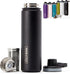 The Tea Spot Steepware Tea Tumbler and Thermos, 22oz, Tea Bottle with