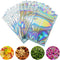 100 Pieces Smell Proof Bags, 3x5 Inches Resealable Mylar Bags, Clear Zip Lock Food Storage Bags