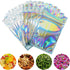 100 Pieces Smell Proof Bags, 3x5 Inches Resealable Mylar Bags, Clear Zip Lock Food Storage Bags