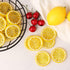 20pcs Mini Simulation Lemon Slices, Fake Plastic Fruit Model for Wedding Decoration, Photography Props, Basket Display